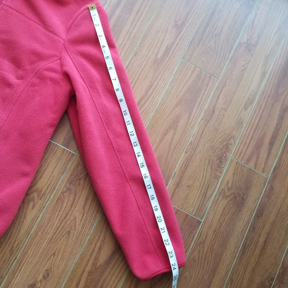 WindRiver Sweater Fleece Jacket Red Windbreaker - Picture 13 of 16